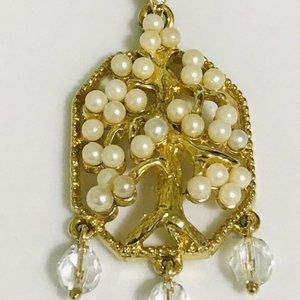 Vintage Tatiana Faberge Imperial Collection Pendant Jewelry Family Trees